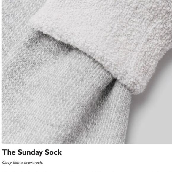 American Trench Light Grey Women’s Sunday Sock, Size 6-10, NWT - Picture 2 of 8